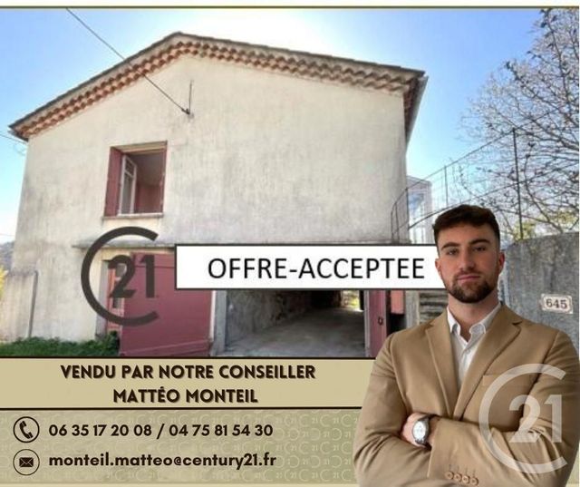 Maison à vendre - 5 pièces - 72 m2 - Pourcheres - 07 - RHONE-ALPES